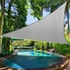 Netze 3 * 5 m 5 * 5 m 6 * 8 m Wasserdichter UV-Schutz 70 % Oxford-Tuch Outdoor-Sonnenschutz Sonnensegel Netz Baldachin Markise Hof Garten