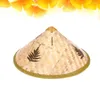 Berets Conical Hat Rice Paddy Has Painting DIY Coolie Hats Kids Farmer Straw For Men Shade Chinese