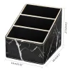 BINS Multifunktion Marble Leather Desk Stationery Organizer Pencil Holder Mobiltelefon Remote Control Storage Box Office Supplies