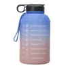 Bouteilles d'eau bouteille de Sport 2,2 l avec paille en plastique grande capacité GYM Fitness tourisme sans BPA Sports