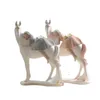 Figurines décoratives pour fille à cheval, décoration de maison, salon, chambre à coucher, matériaux écologiques, cadeaux de noël de haute qualité