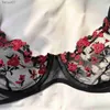 Conjunto sexy lingerie sexy renda floral conjunto erótico xy para mulheres lingerie transparente de 2 peças bordado erótico lindo conjunto de sutiã e roupa íntima c24325