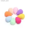 Éponges Applicateurs Coton Maquillage Éponge Poudre Puff Gouttes D'eau Puff Maquillage Puff Set Coloré Tampons Doux Éponge Cosmétique Outils Utilisation Humide Q240325