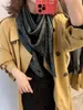 Саронги BYSIFA 2022 Темно-синий шарф из 100% чистого шелка, шаль, женский модный брендовый шарф Plaza, повязка на голову, осенне-зимний шарф с цветами 24325