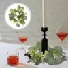 Dekorativa blommor 2 datorer Ring Artificial Wreath Prorning Party Grape Vines Decor Door Plastic