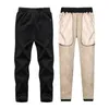 Pantalon chaud d'hiver Hommes Droite Polaire Joggers Épais Lamb Veet Pantalons de survêtement Heavyweight Pantalon décontracté Streetwear Plus Taille 8XL V24t #