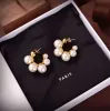 2024 Modemerk Oorbellen Oorstekers Hoge Kwaliteit Luxe Designer Oorbel Klassieke Gouden Parel Sieraden Voor Vrouwen Huwelijksgeschenken Feestcadeautjes