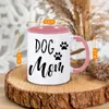 Kubki Niestandardowy kubek pensjonat spersonalizowane imię i pies po ukochany mama prezent kawa kawa ceramika mleczna herbata