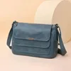 Evening Bags Women Multi-Layer Crossbody Bag Casual Pouch Large Capacity Versatile Adjustable Strap Daily Commuting