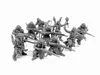 10pcs Renegade Death Squad Heretics Soldiers Modèle miniature Tableau de jeu Soldat Figures Modèle non peint