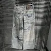 Women's Pants Traf 2024 Woman Trousers Cotton 3D Print Loose High Waist Women Wide Leg Y2k Clothes Quality Bra