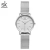 Shengke luxe femmes montre célèbre cadran doré Design de mode Bracelet montres dames femmes montres Relogio Femininos SK New274g