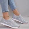 Casual Shoes Bling Flats Sport Women Sneakers Walking Loafers 2024 Summer Luxury Running Designer Travel Zapatillas Mujer