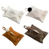 Aufbewahrungstaschen Auto Tissue Box Wandbehang Tasche Serviette Papierspender Toilettenhalter für Home Office Schlafzimmer Dekoration