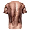 Spier Lichaam 3D Print T-Shirt Mannen Zomer T-shirt Kleding Fi Straat Tees Flesh Patroon Oversized Mannelijke Korte Mouw Trendy J8iH #