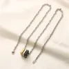 Vintage stijl vergulde bedelketting merkontwerper boetiekketting met doos modestijl cadeau hanger ketting lente nieuwe liefde sieraden lange ketting