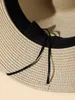 Chapeaux à larges bords Chapeaux de seau Chapeau d'été Panama Chapeau de paille UK Chapeau haut de forme pour hommes et femmes Pliant Sun Parasol Chapeau de plage Chapeau de protection solaire J240325