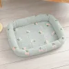 Zubehör Universal Kennel Cloud Velvet Cherry Print Haustierkissen Schwerer kleiner Hund Katze Bequemer Schlaf Hundebett Hundezubehör Hundebett Geschenk