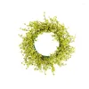 Decorative Flowers Spring Wreath 42/45cm Artificial With Flower Summer For Front Door Wall Window Party Festival Wedding