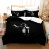 Wydrukowane 3D Michael Jackson Duvet obejmuje poduszki poduszek pościel