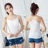 Kvinnors tankar 2024 Summer Women Base Vest Sling Camisoles Undershirts Multipurpose Slim Underwear Top Tank Tops Stretch Sleeveless Shirt