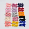 100st/Lot 1.4inch Mini Velvet Ribbon Bow Hair Clips Tiny Bow Hairpins For Kids Baby Girl Hair Accessories 240321
