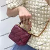 Kobiet luksusowy designerka torebka mini teczka na owczopię skóry łańcuch mała kwadratowa torba pojedyncze ramię ręczne zero portfela czerwona koperta