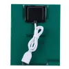 Pumpar USB Solpanel Vattenpump Syresolpanelens fontän 1.6L/min uppladdningsbar 2000mA för fiskbehållare
