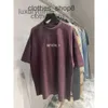 Men Sweaters Fashion Couples Summer T Shirt balencigs Spring and Summer High Version b Home Letter r Stard Offset Os Off Shoulder Cover Round Neck 6YZN