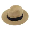 Hüte mit breiter Krempe, Sommerhut, Panama-Strohhut, UK-Zylinder, faltbarer Sonnenschutz für Herren und Damen, Strandhut, Sonnenschutzhut J240325