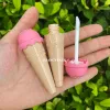 Flessen Melkfles Lipgloss Lege plastic buizen Mini doorzichtige lipgloss Verpakking Container Materiaal Make-up DIY Lipglazuur Lippenbalsembuis