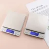 Digital Kitchen Scale Precise Jewelry Food Scales LCD Display Weight Grams Balance Measuring With 2 Trays For Cooking Baking ZZ