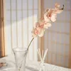 Dekorativa blommor Phalaenopsis Cherry Tree Decoration Wedding Silk Flower Artificial Dried Arrangement Fake