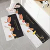Carpets Oilproof Kitchen Mats For Floor Anti-Slip Home Bathroom Bath Carpet Living Room Rug Doormat Waterproof 2 Set