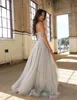 Grey A Line Prom Dresses Sexy Backless Sweetheart Appliques Ruffles Long Bridesmaid Gowns Evening Dress For Women Plus Size Custom Made Robes BC18464_