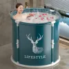 Baignoires Seau de Bain Pliable Portable Baignoire Grande capacité Salle de Bain Bain de Glace Installation Gratuite d'artefact d'hiver Douche Bain