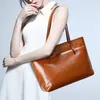 Shoulder Bags Women Genuine Leather Bag Real Handbags Large Designer Vintage Big Generous Tote