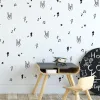 Stickers DJ Rock Roll Bolt Wall Sticker Bedroom Playroom Music Hand Star Rock On Roll Wall Decal Kids Room Classroom Vinyl Home Decor