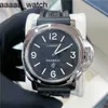 2024 Panerass Watch Designer Luxury Wristwatches Series Manual Mechanical Wristwatch Swiss Men's 44mm Waterproof Stainless Steel High Quality