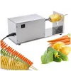 Other Kitchen Dining Bar Stainless Steel Spiral Potato Chips Maker Cutter Fruit Slice Home Application Drop Delivery Garden Ot1Ie