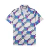 Nieuwe 2024 heren zomer designer shirts mode Hawaiiaanse bloemenprint casual heren slanke strandkleding met korte mouwen