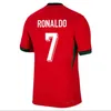 Euro 24 25 Ronaldo Goncalo Ramos Soccer Jerseys Joao Felix Portugais Jerseys Ruben Neves Diogo Portugieser Portugals Football Shirt Cr7 Men Kids Kit 3xl 4xl