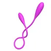 Sprzedawaj produkty do zabawek seksualnych podwójnie wibrujący kij dla damskiej masturator stymulacji pochwy.