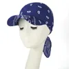Bandanas Bandana Scarf Cap Sunscreen Hedging Printed Brim Baseball Candy Sunshade Hooded Headpiece Headscarf Hat