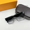 Lunettes de soleil de créateurs haut de gamme Hommes et Femmes Mode Grand Cadre Carré Lunettes de Soleil Surdimensionnées Lunettes Millionnaire Multi Couleur UV400