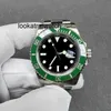 Reloj automático RLX Reloj para hombre EW3135 Movimiento Automático Mecánico Esfera rosa Anillo submarino Verde 904l 40 mm Orologio Pulsera impermeable Reloj luminoso