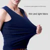 Silk Tank Tops Sömmen Mens Vest Sport Bodysuit Vest For Men Clothing Plain Casual Summer Tank Underdirts Cool Gym Z7SE#