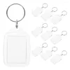 Keychains 12 PCS PO Frame Keychain Plastic Bulk Gift Bilden Multifunktion Blank ABS Miss Frames