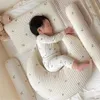 Child Pillow Detachable Nursing Head Cushion Soft Crib Bumper Moon Shape Bear Embroidery Breastfeeding For born Baby 240313