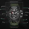 PANARS Hommes Sport Montre Numérique Étanche LED Choc Mâle Militaire Électronique Armée Montre-Bracelet En Plein Air Multifonctionnel Horloge LY19121216g